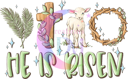 praise ,  he is risen sheep  DTF